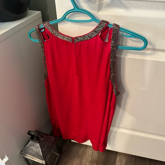 Red glittery blouse - Picture 2 of 2